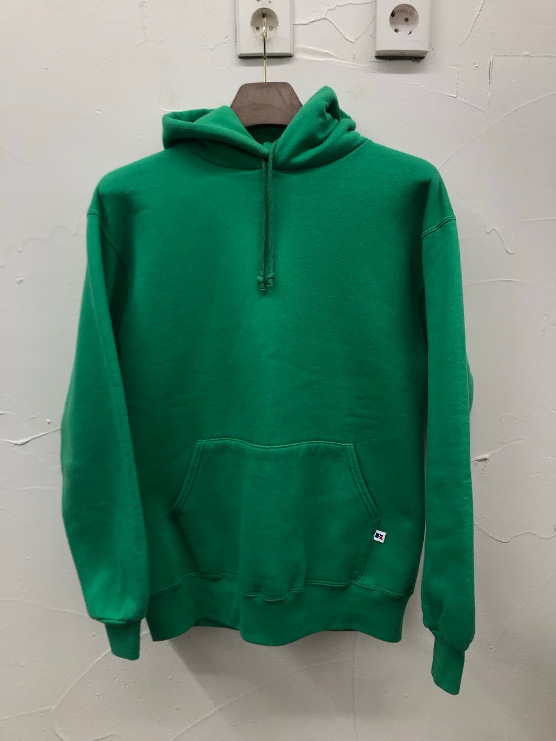 90s 러셀 made in USA 후드 켈리그린 상품이미지1