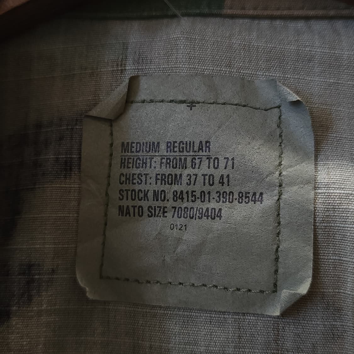 90s 미군 우드랜드 카모셔츠 BDU 미디움 레귤러 커스텀 상품이미지9