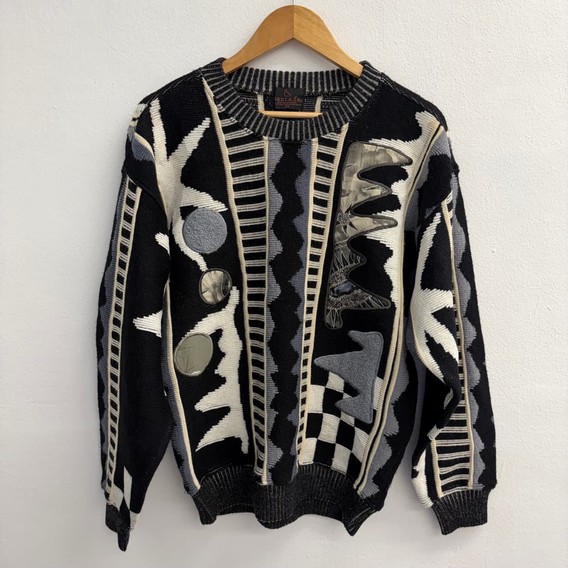 JPN 산타페 y2k 빈티지 니트 블랙(03) 상품이미지1