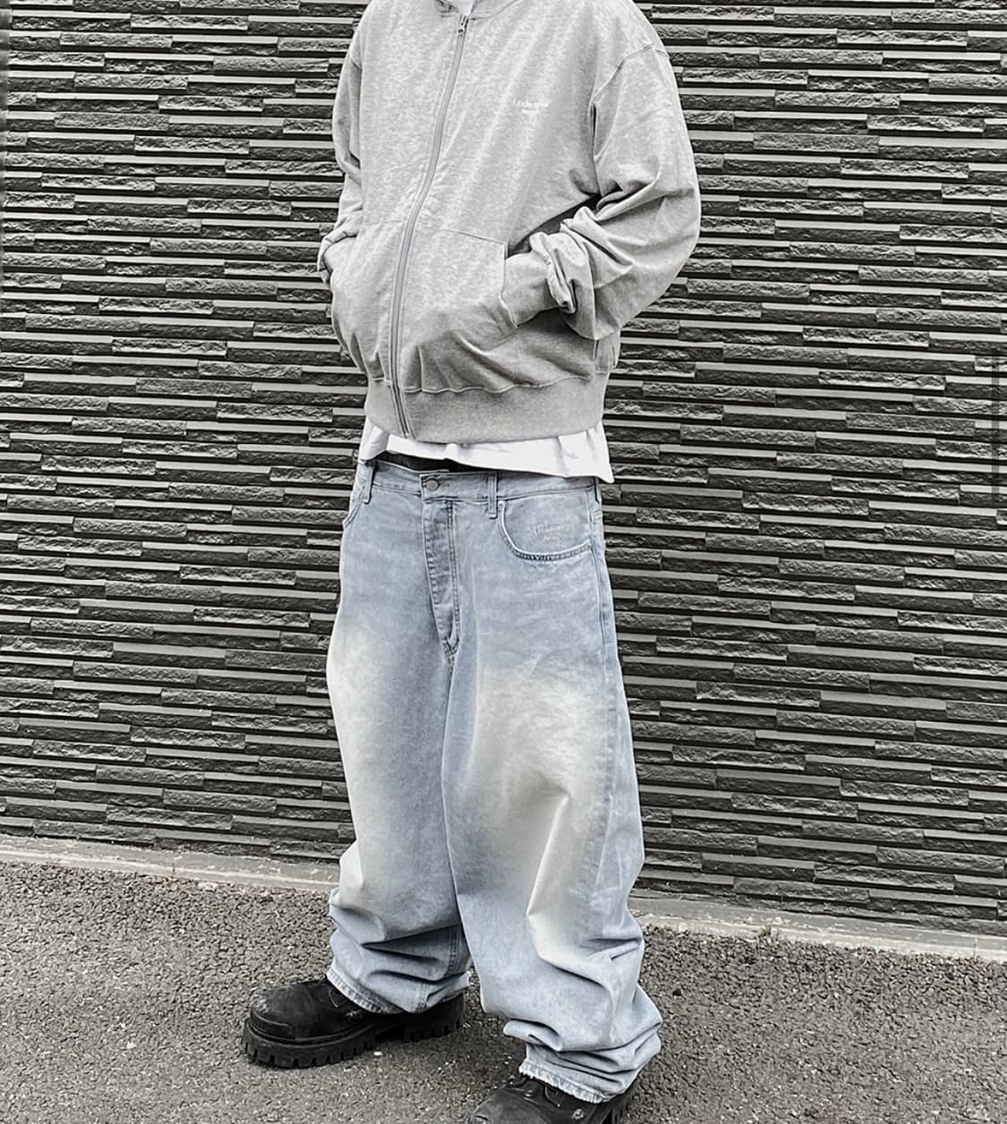 언더마이카 mu31 와이드진 스카이블루 2 상품이미지2