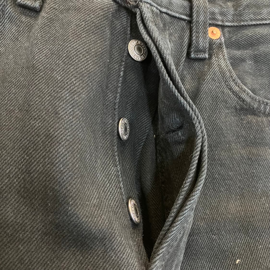 90’s 리바이스 501 블랙 데님 팬츠 28 상품이미지4
