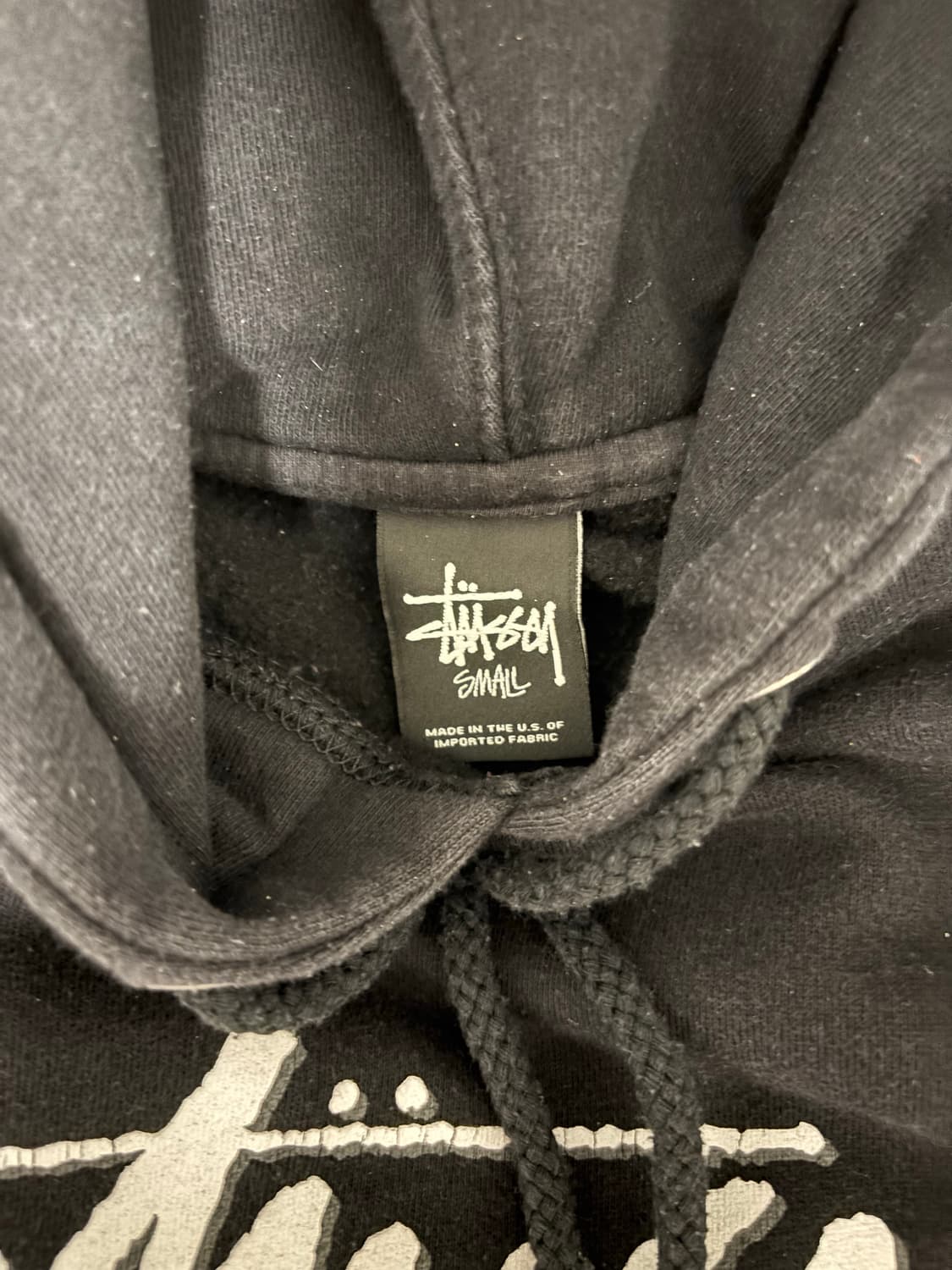 스투시 로고 후드티 스몰  상품이미지3