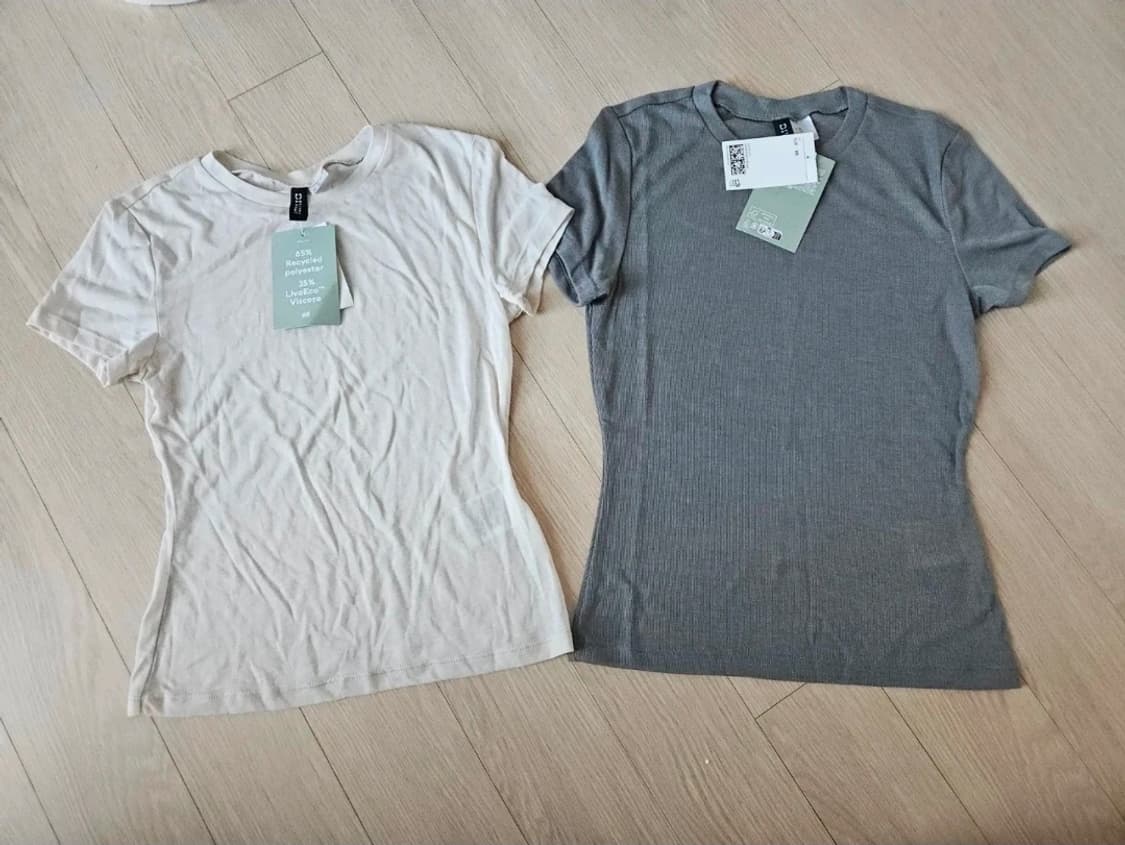 h&m 여름 반팔 티셔츠 2장 상품이미지1