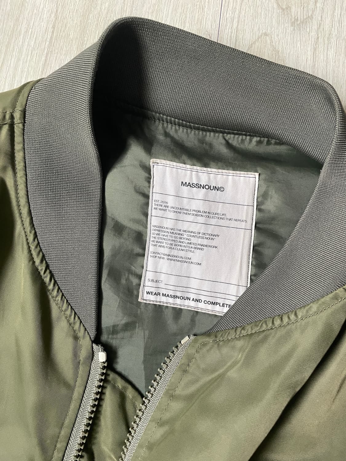 [M] 매스노운 MA-1 항공점퍼 상품이미지2