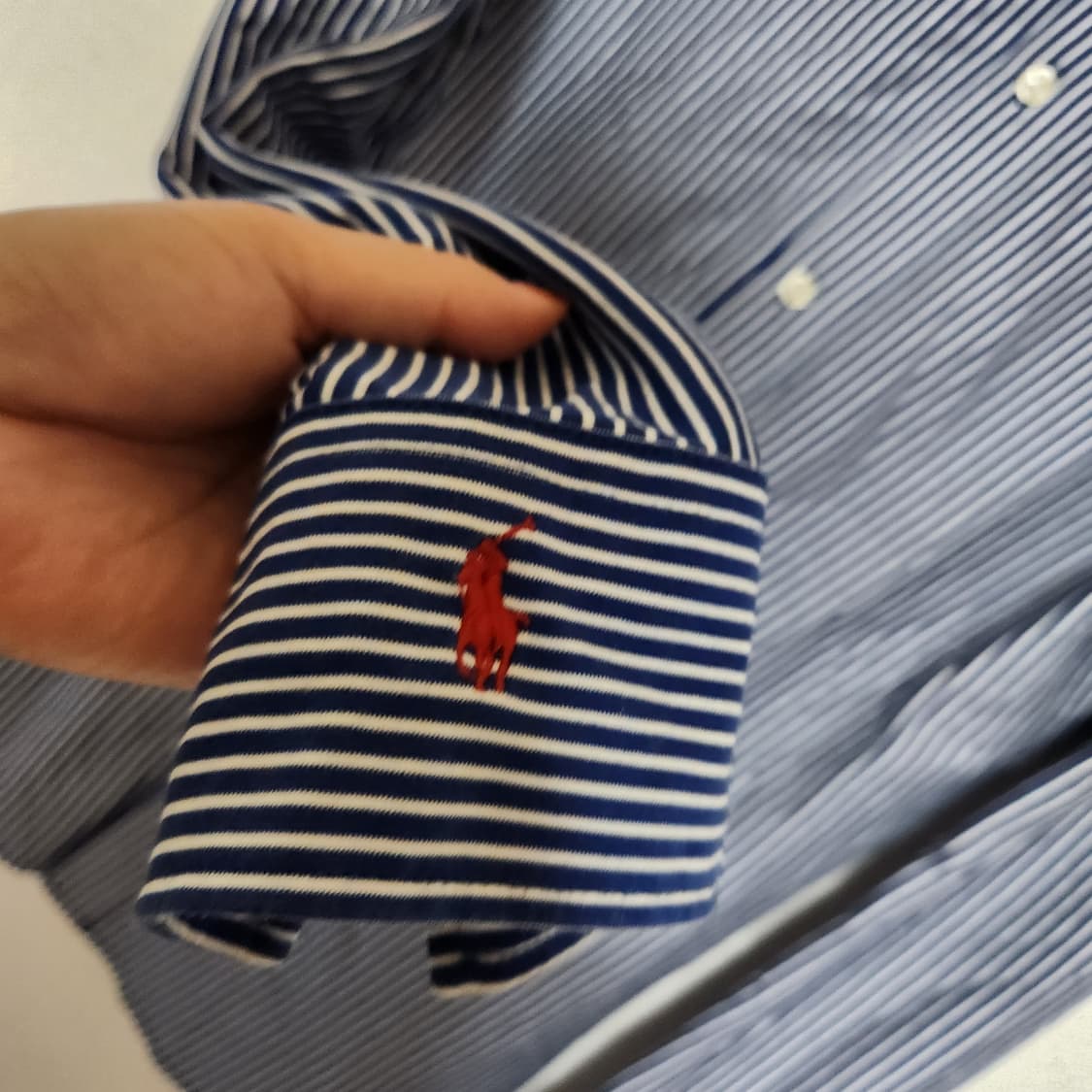 폴로랄프로렌 스트라이프 남방 여S 상품이미지5