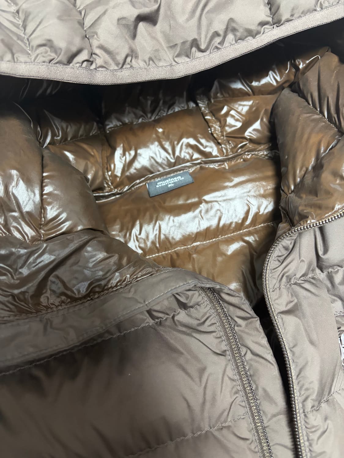 무탠다드 경량패딩 브라운 XL 105 상품이미지3