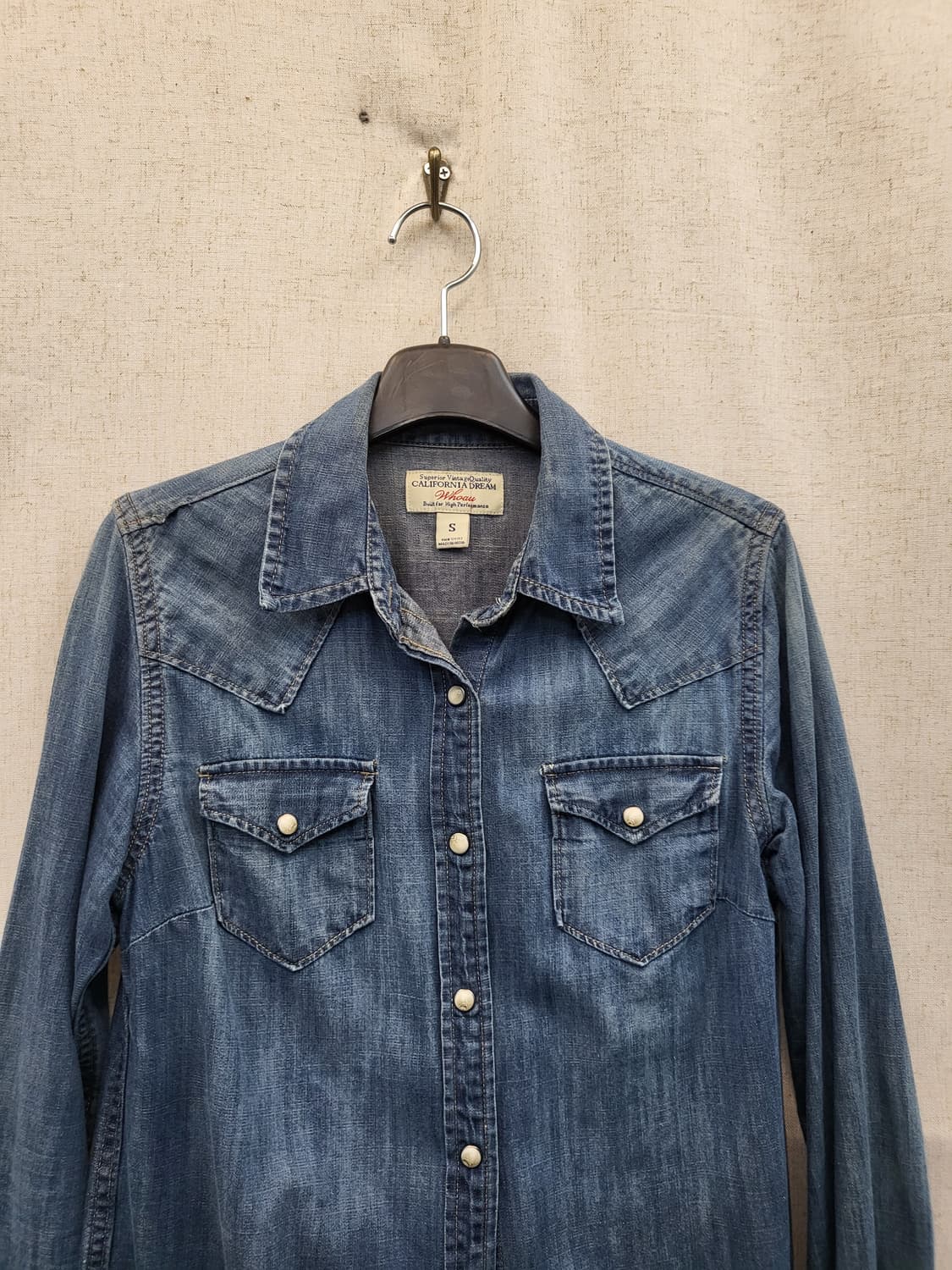 후아유 데님 셔츠 상품이미지3