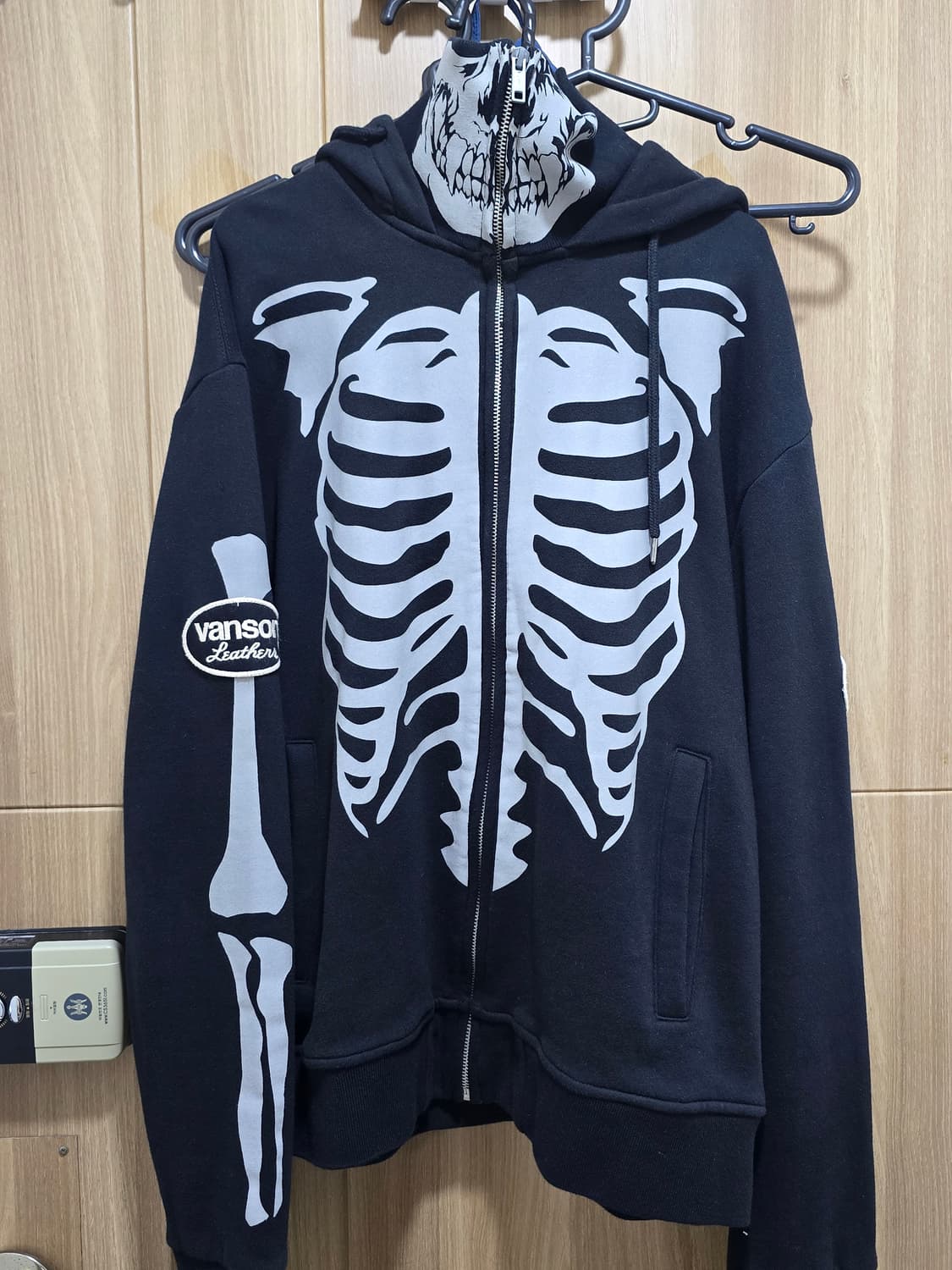 밴슨 본 프린팅 후드집업 xxl 상품이미지1