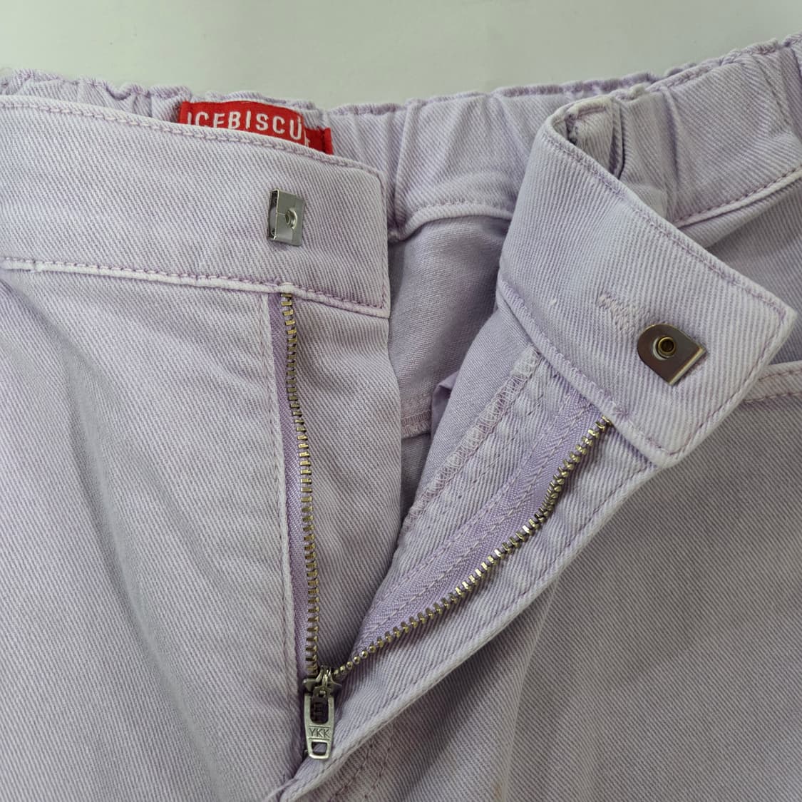 아이스비스킷 키즈 밴딩 데님 반바지 165 상품이미지4