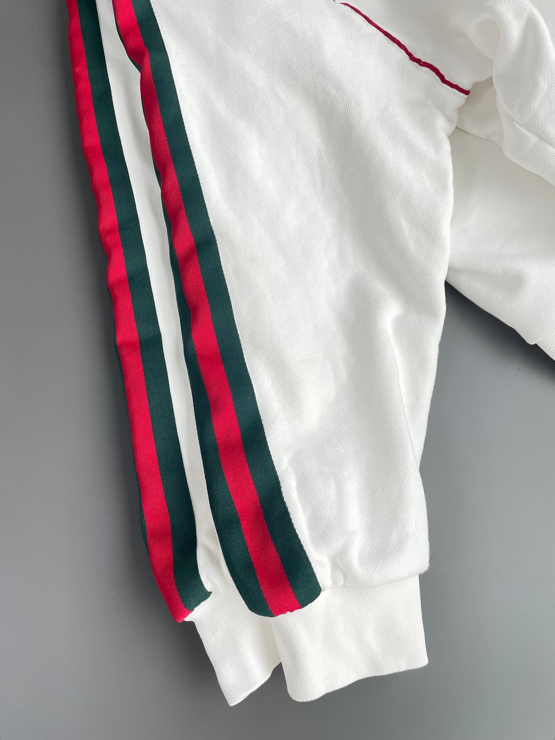 [L] GUCCI 구찌 웹 스트라이프 코튼 스웨트셔츠 집업 자켓 상품이미지7