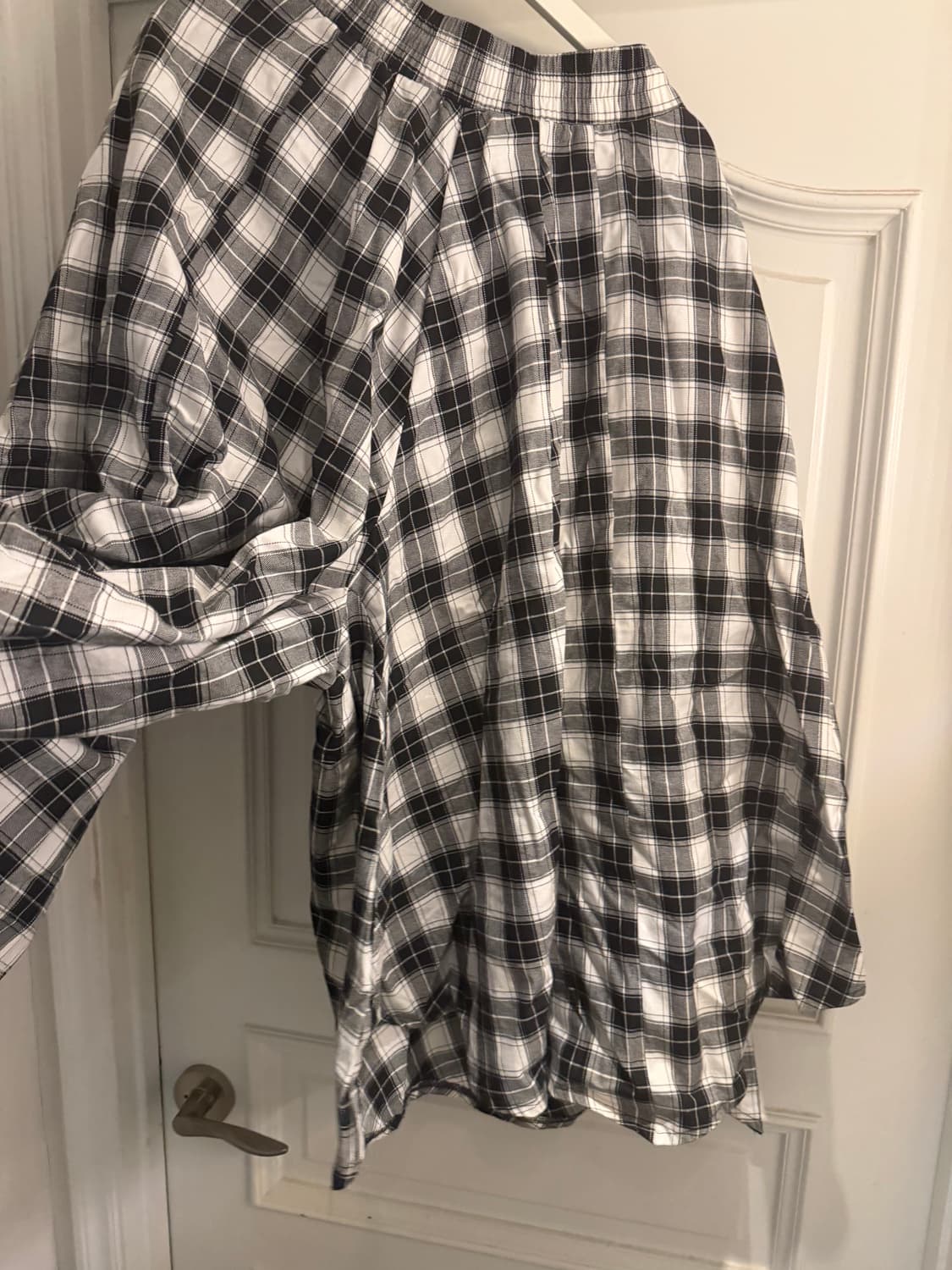 testmechanism 체크 플레어 치마바지 상품이미지5