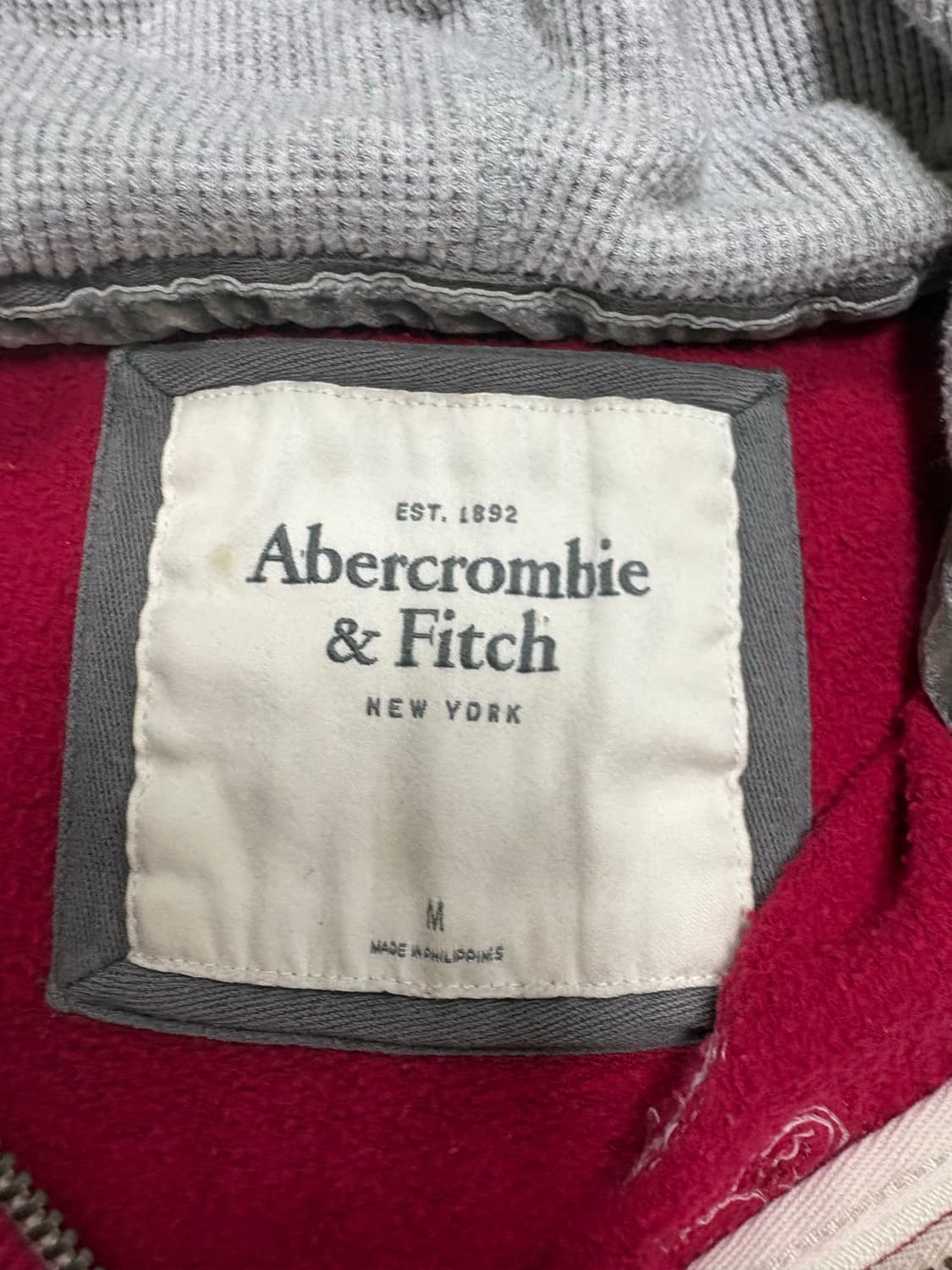 아베크롬비 딱붙핏 후드집업 m 상품이미지2