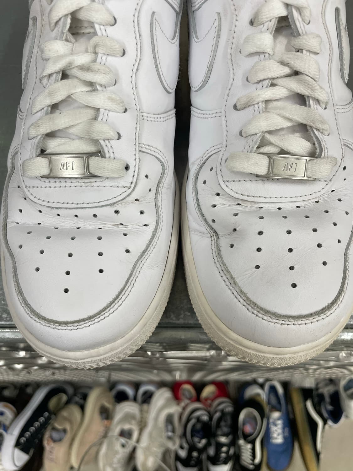 나이키 에어포스1 트리플 화이트 260 (gr-4377) 상품이미지7