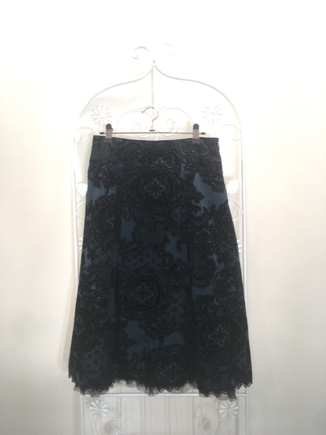 jpn vintage deep blue velour antique lac 상품이미지6
