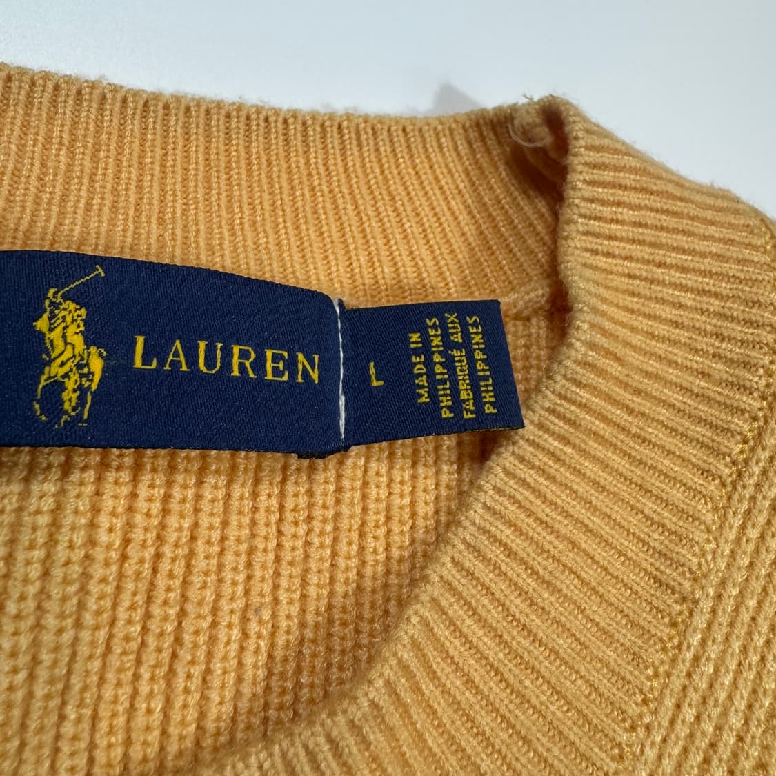 폴로 랄프로렌 머스타드 코튼 니트 상품이미지3