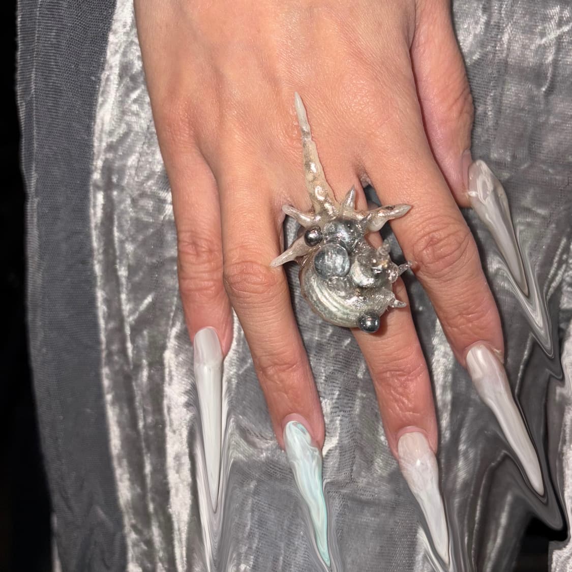 Nameless Shell Star ring 상품이미지1