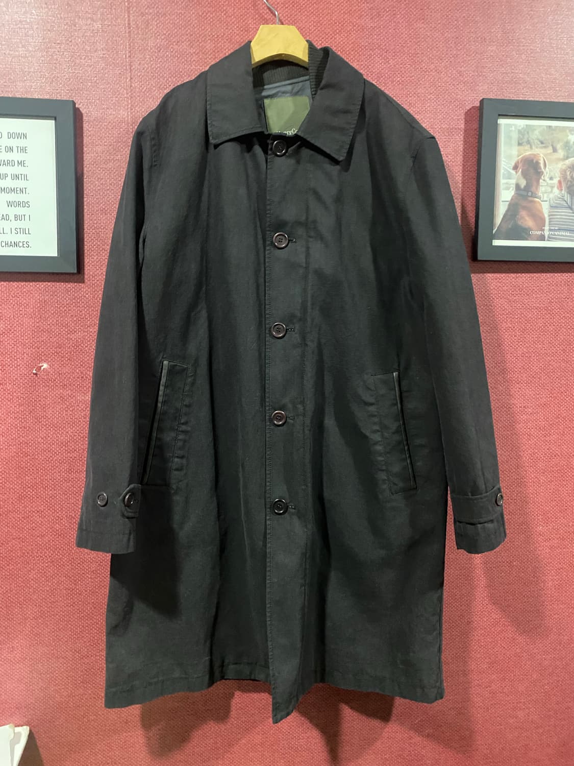 헨리코튼 남성 블랙 코트 95 상품이미지1