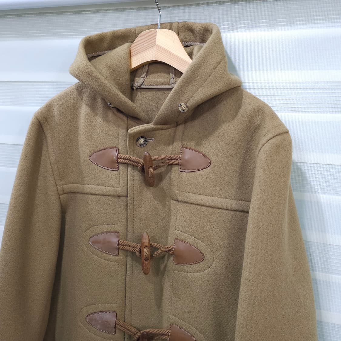 70-80s VAN JAC 빈티지 후드 더플코트- 우먼M 상품이미지2