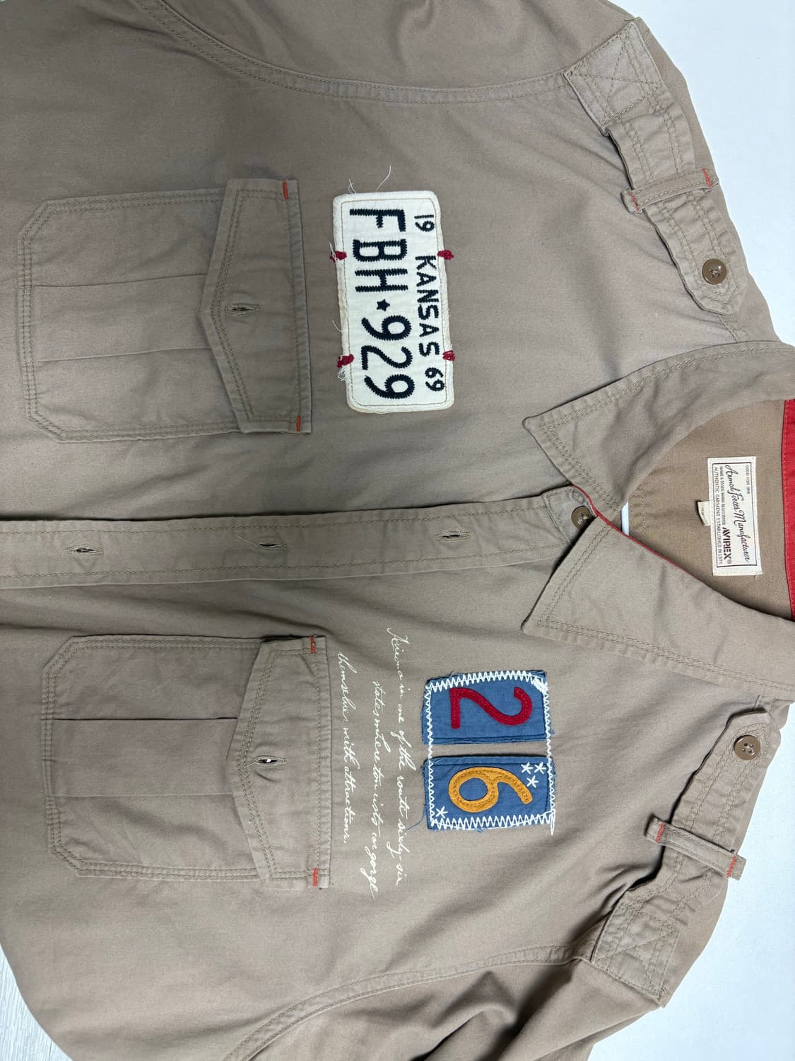 아비렉스 셔츠 상품이미지2