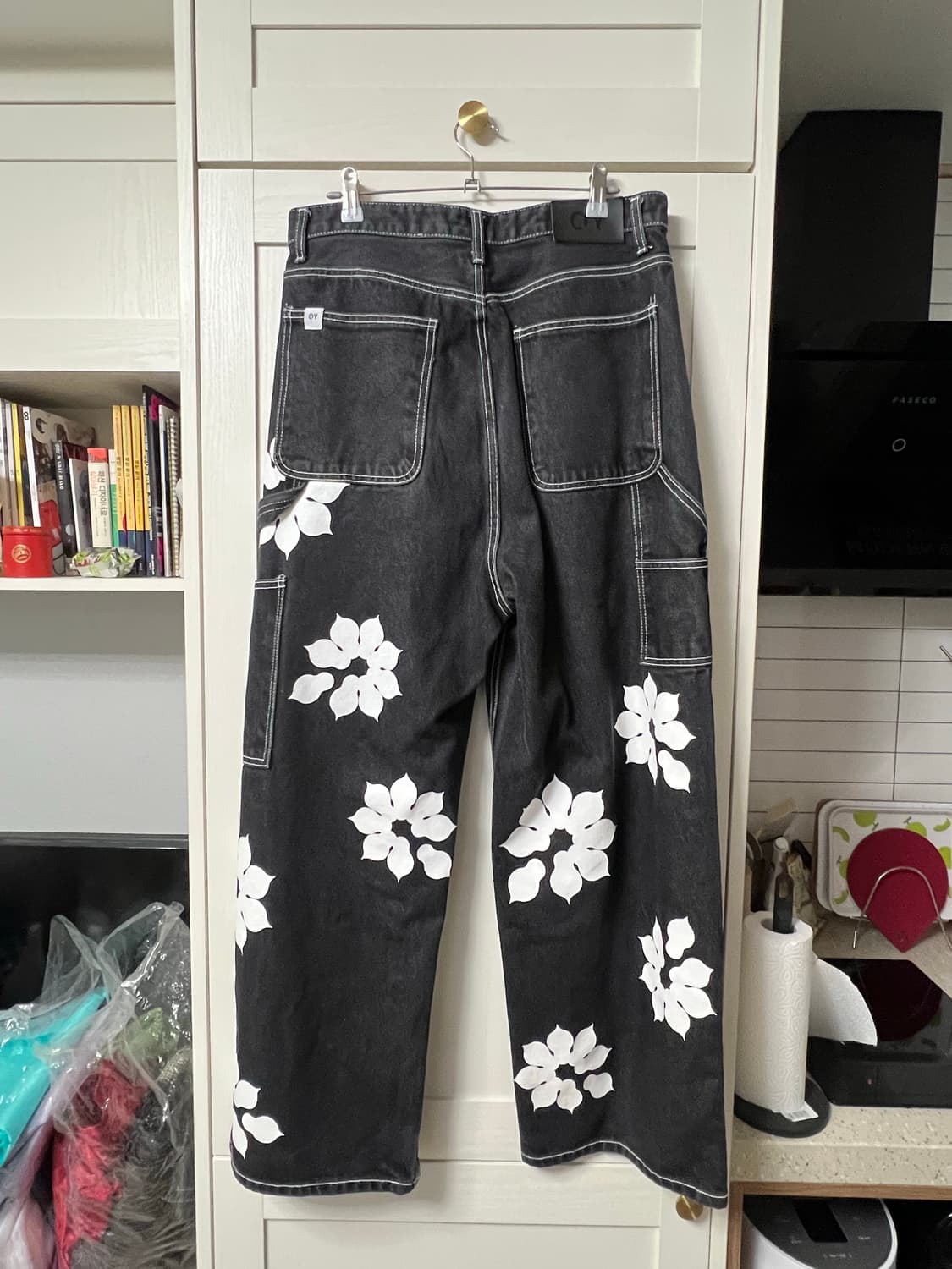 오와이  꽃무늬 데님팬츠 상품이미지2