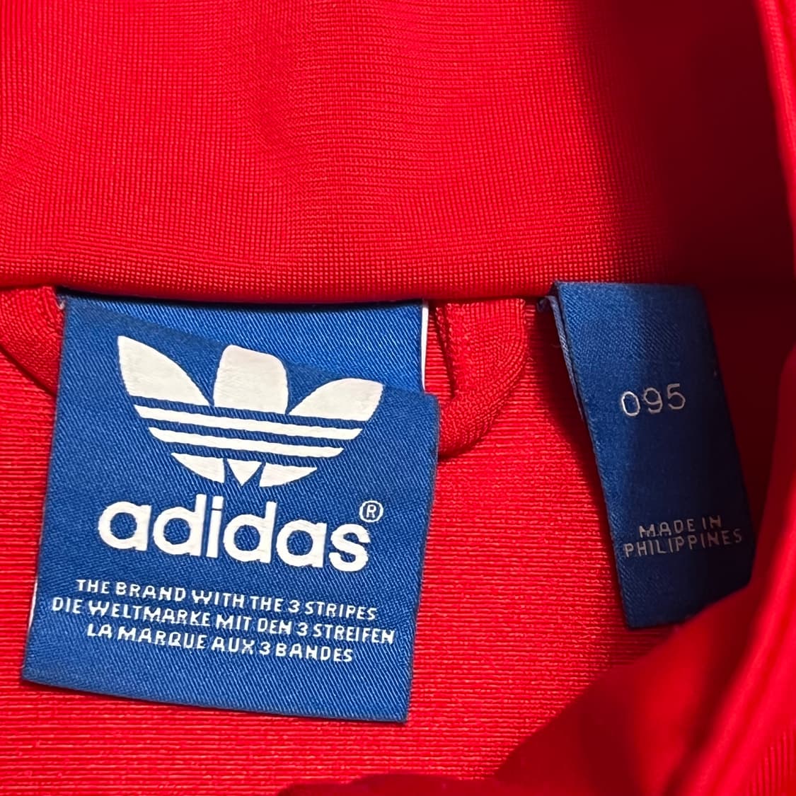 95 아디다스 파이어버드 레드 오렌지라인 트랙탑 상품이미지3