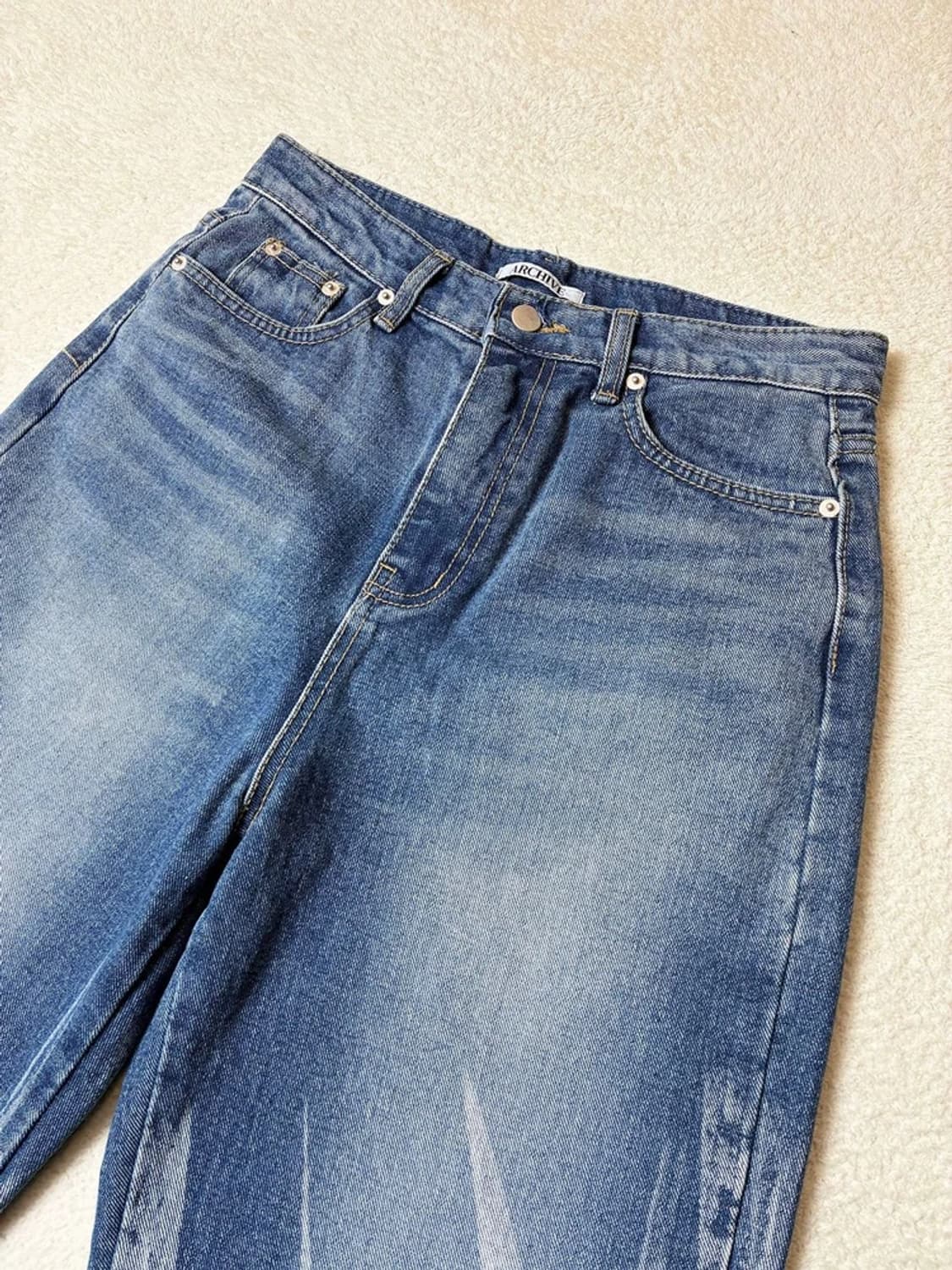 아카이브 블리치 세미 와이드 데님 팬츠 PN6731    상품이미지2