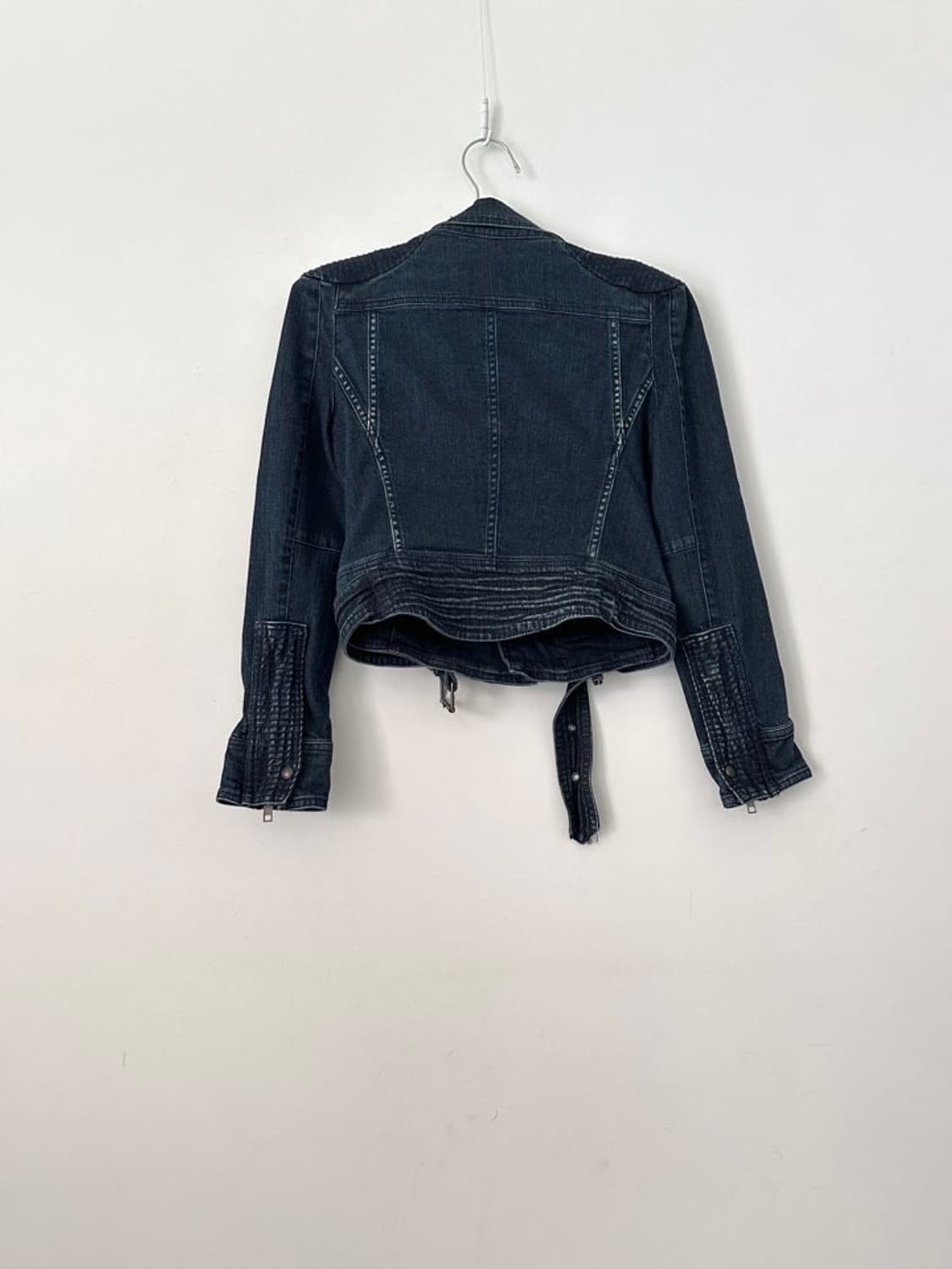 Raw y2k denim jacket / indigo blue 상품이미지3