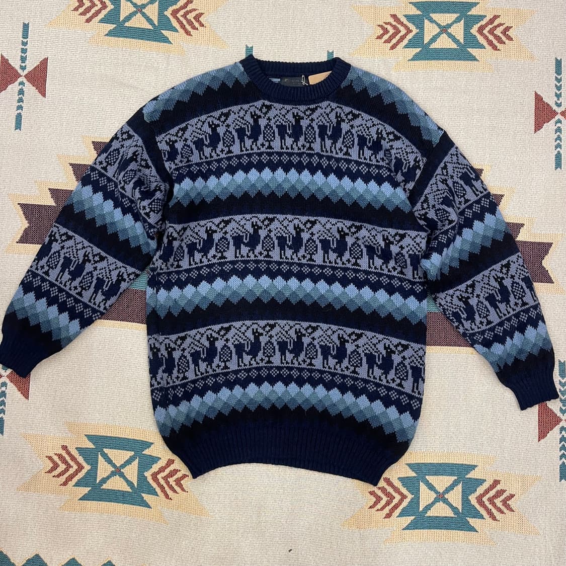 90's 100% ALPACA  sweater 상품이미지1