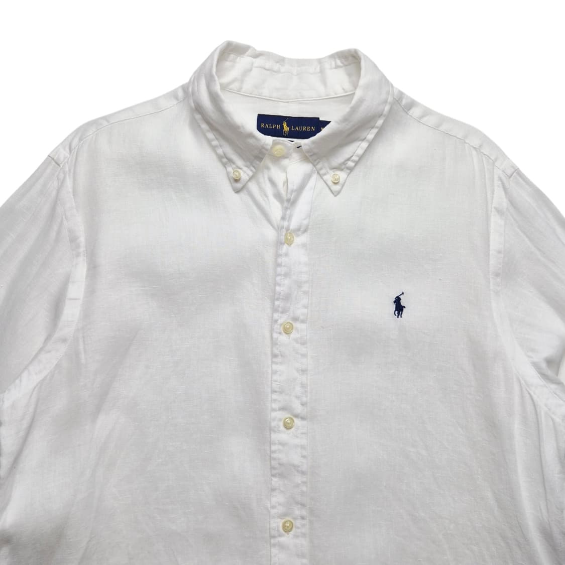[M] 폴로 랄프로렌 린넨셔츠 화이트 상품이미지3