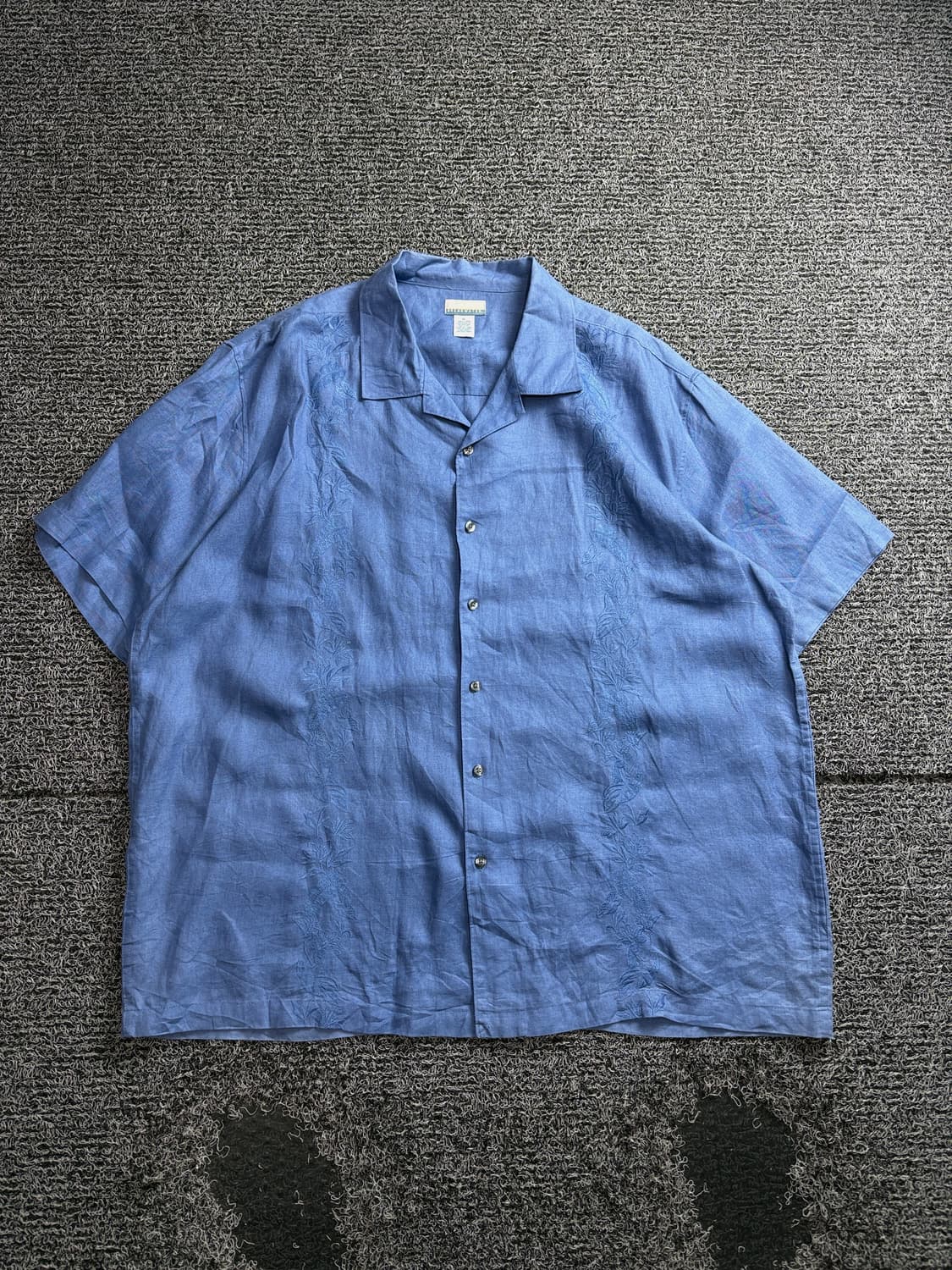 90s USA 빈티지 린넨 구아야베라 셔츠 3565 상품이미지2