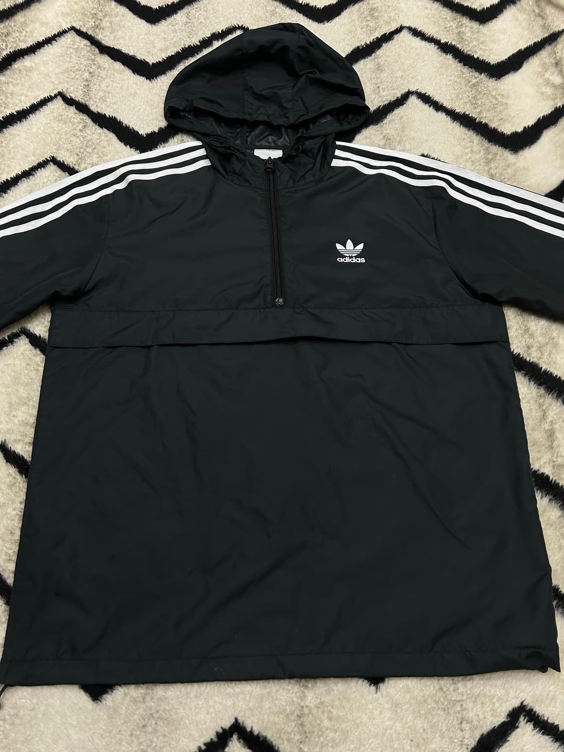 [M]아디다스 후드아노락/블랙 상품이미지3