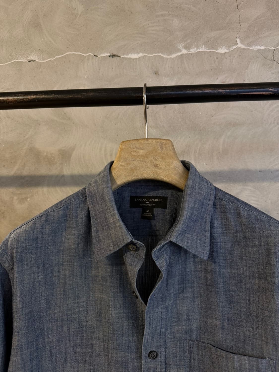 바나나 리퍼블릭 샴브레이 셔츠 100 상품이미지3