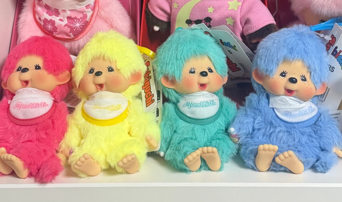 유럽 뉴컬러 몬치치 네마리 세트(키링) 상품이미지2
