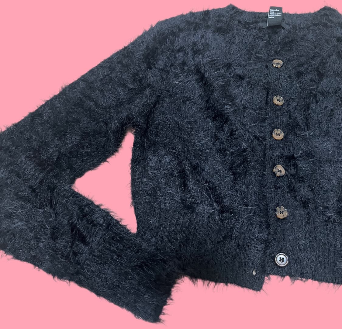 Forever 21 빈티지 퍼 가디건 새상품 상품이미지2