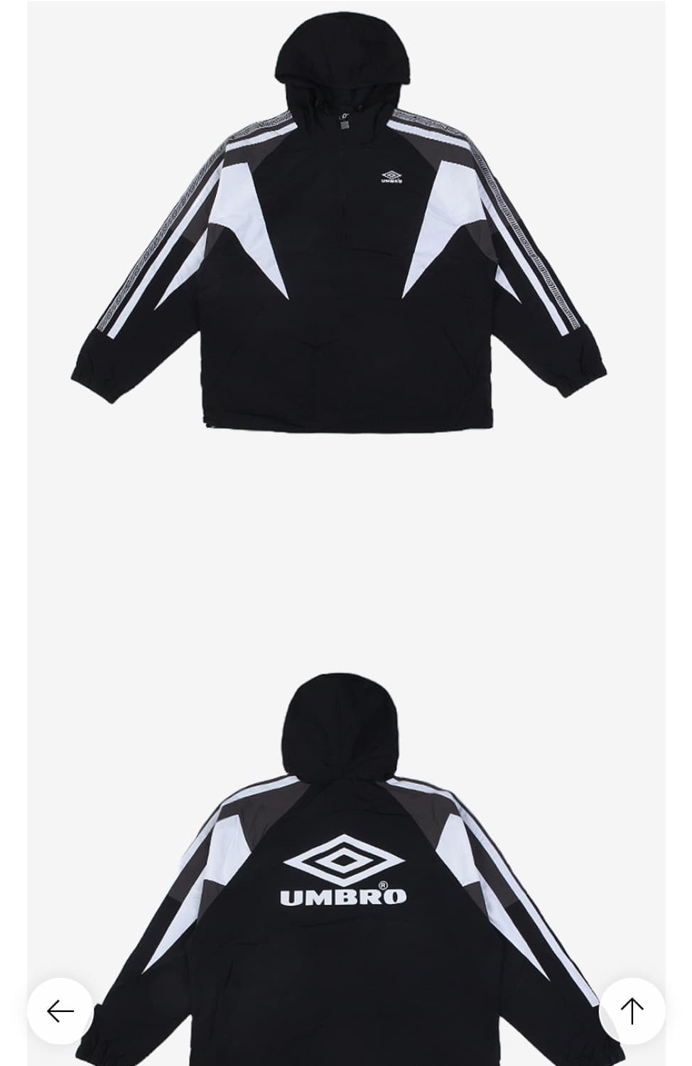 엄브로 uk 헤리티지 후드 아노락 판매합니다! 상품이미지2