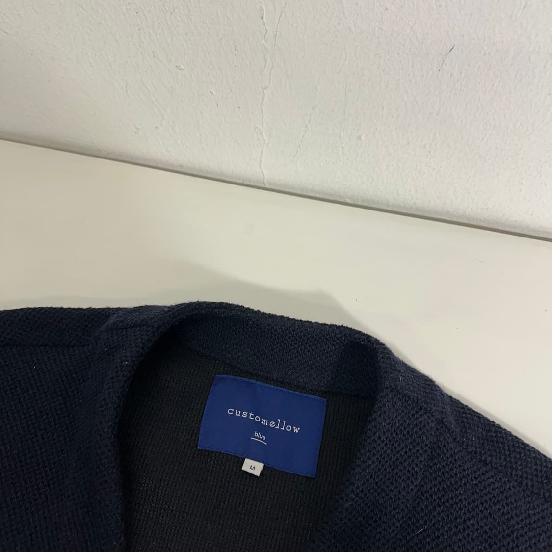 M 커스텀멜로우 다크네이비 롱 가디건 상품이미지2