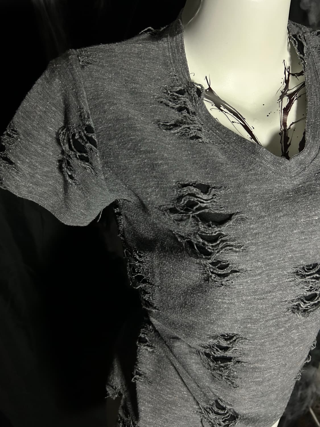 grey grunge tee 상품이미지2
