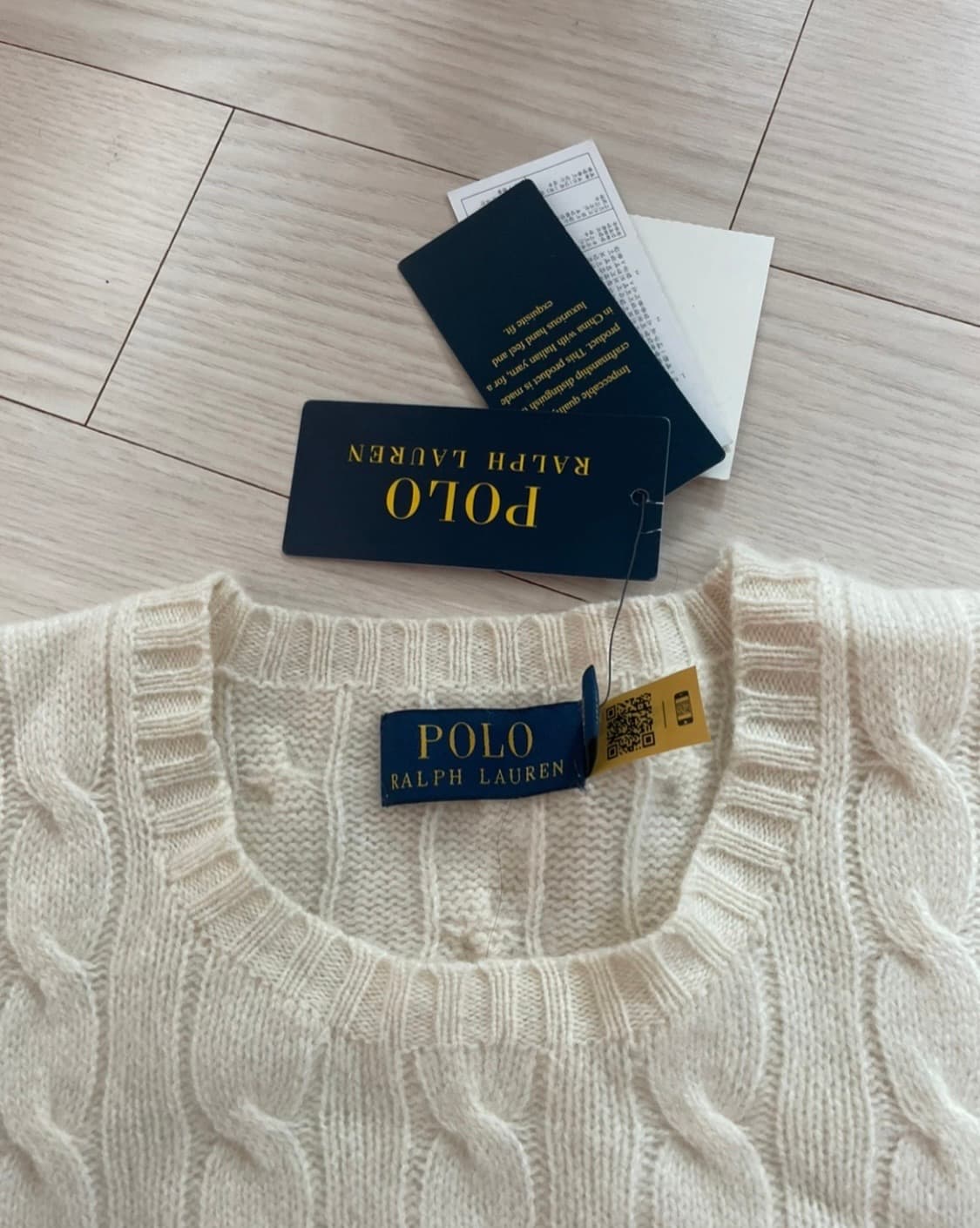 폴로 랄프로렌 케이블 니트(정품인증QR있음) 상품이미지3