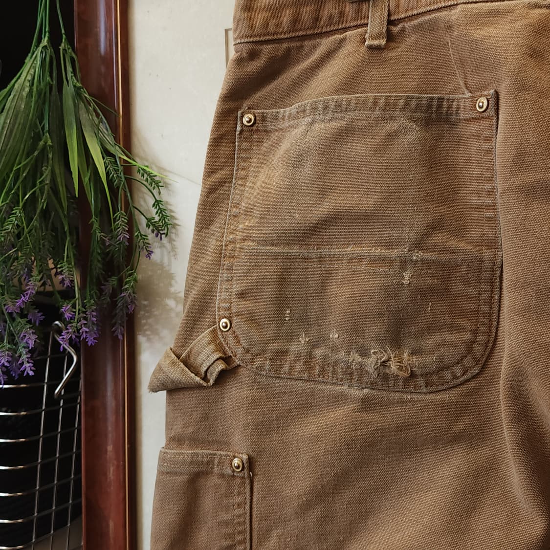 칼하트 워크팬츠 더블니 브라운 칼하트 usa 34x30 상품이미지9