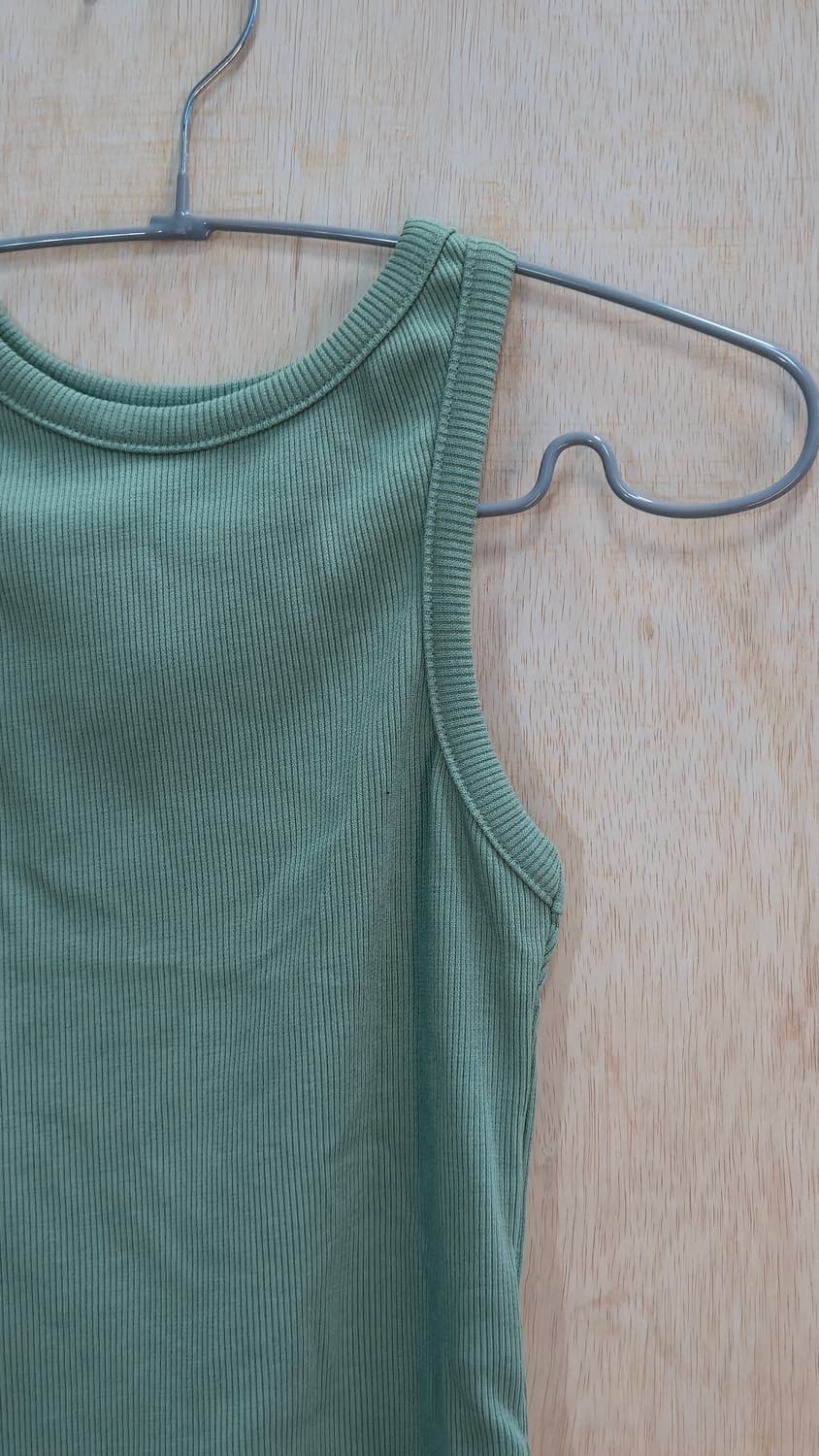 Lesmetins 슬리브리스 탑 그린 탑  상품이미지9