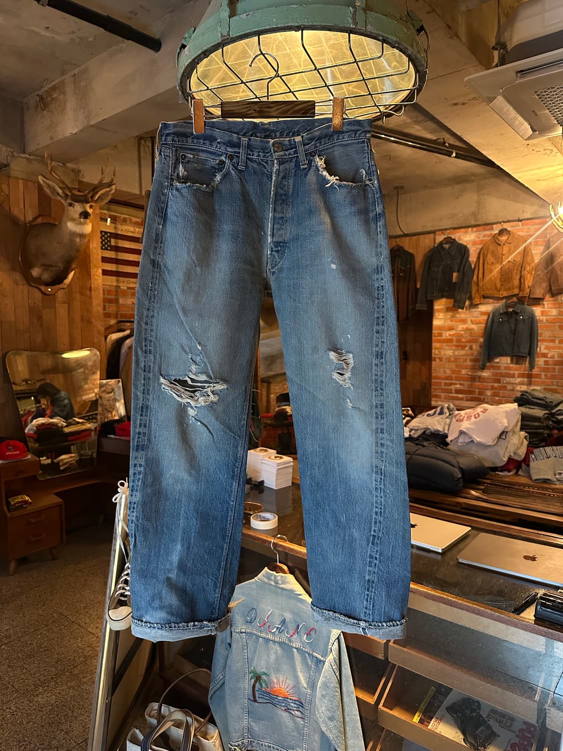 50s USA LEVIS 501XX SELVEDGE DENIM PANTS 상품이미지1