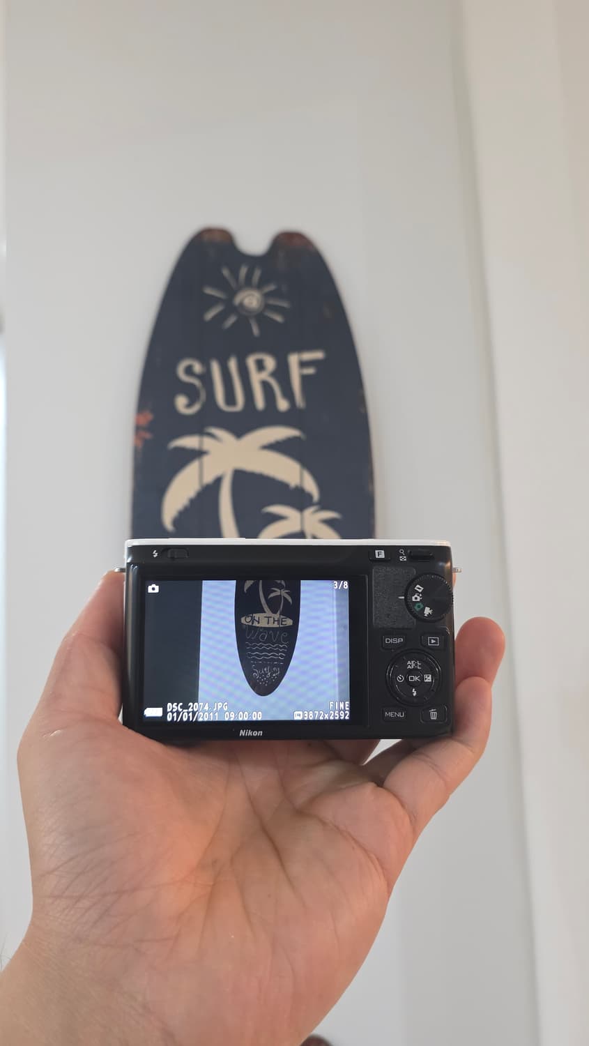 민트급) Nikon j1 white 빈티지 콤팩트 카메라 작례 O 상품이미지7