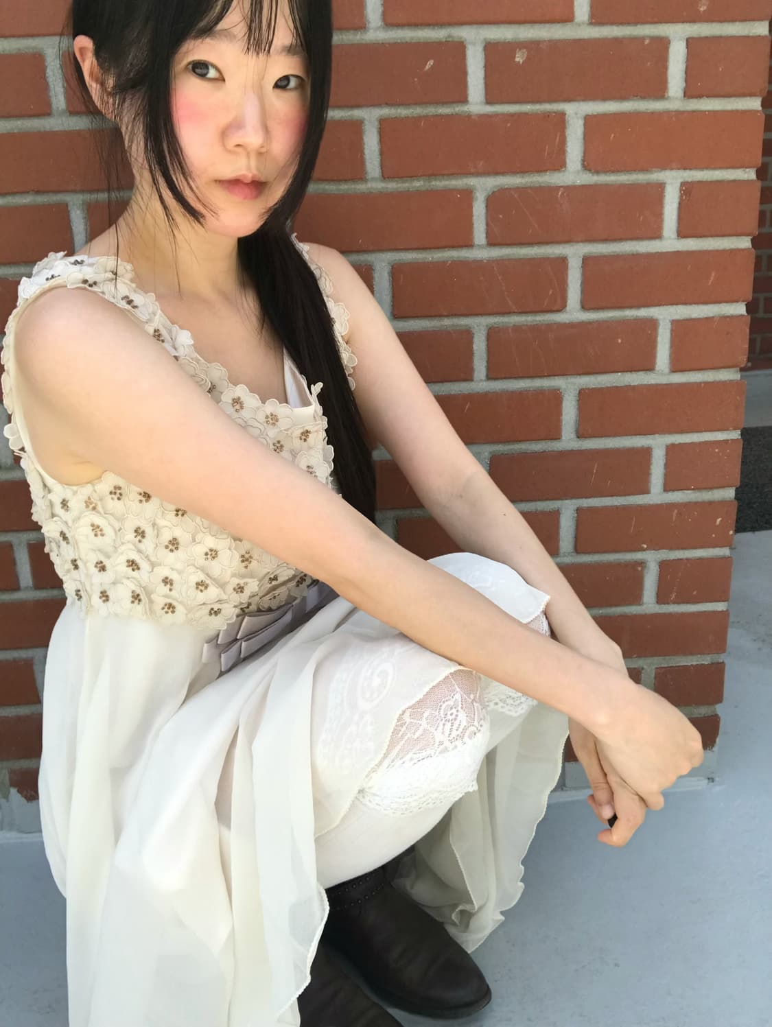 vintage flower pattern one-piece 상품이미지2
