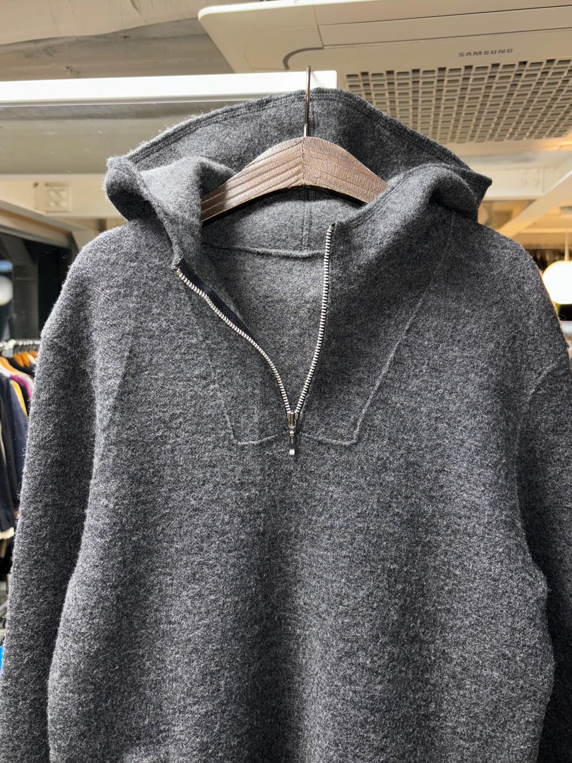 Kiyoko takase 하프집업 울니트 상품이미지3