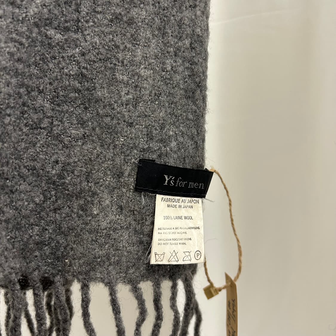 요지 야마모토 Ys for men 축융 울 머플러 상품이미지2