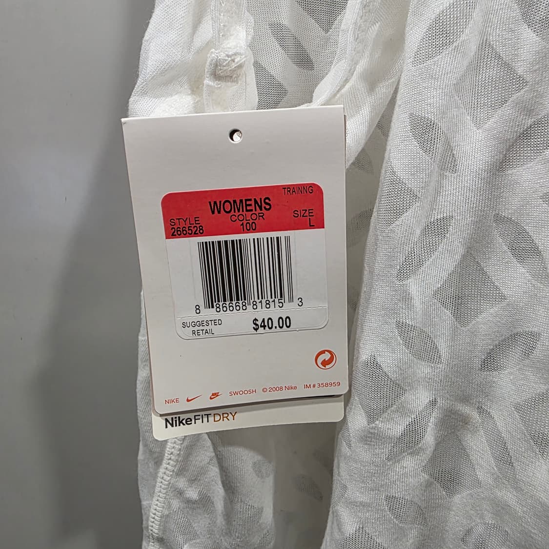 나이키 드라이핏 여성 기능성 스포츠 나시티 (새상품) 상품이미지4