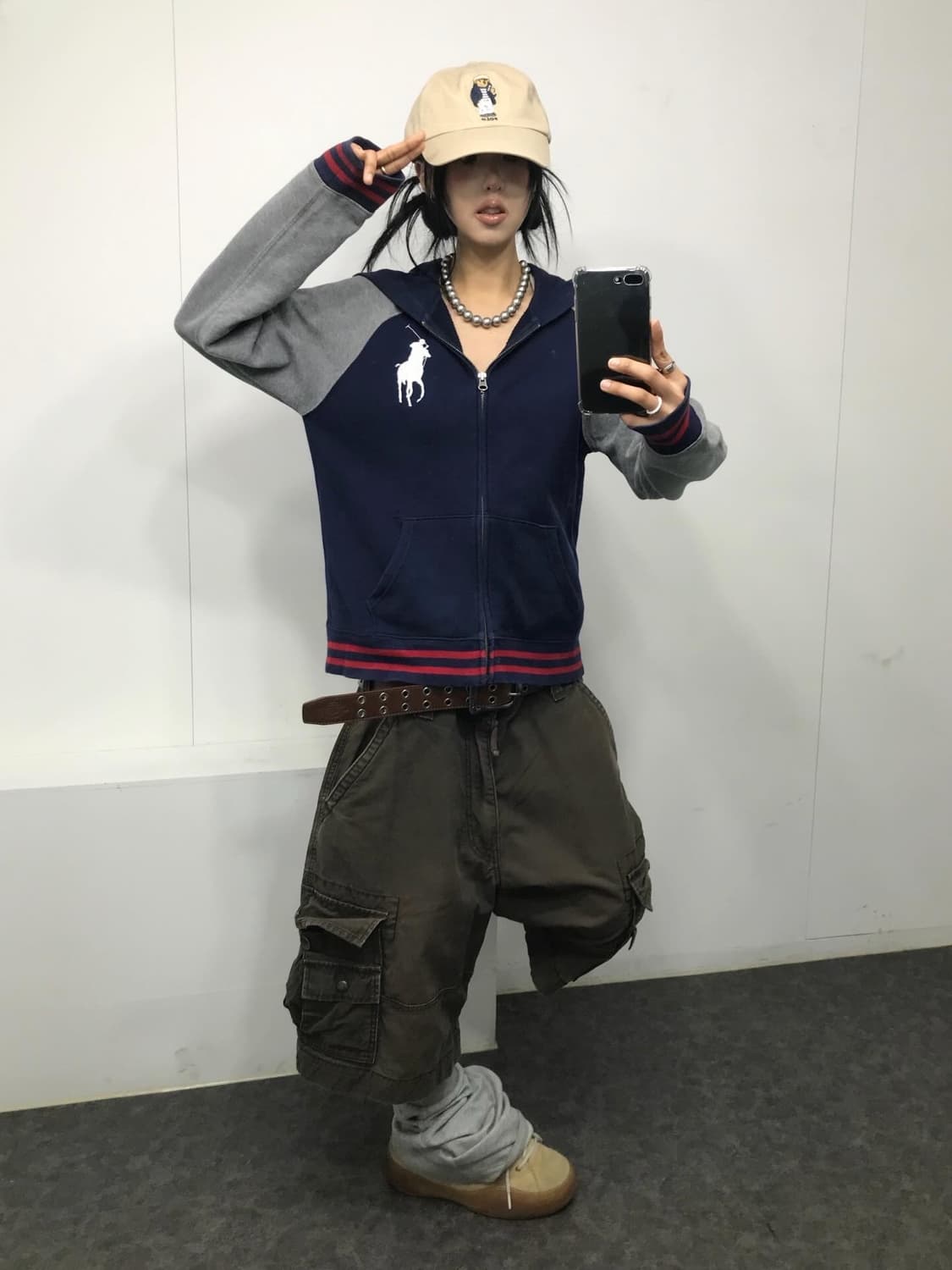 Polo Big Pony Hood Zip-Up 상품이미지5