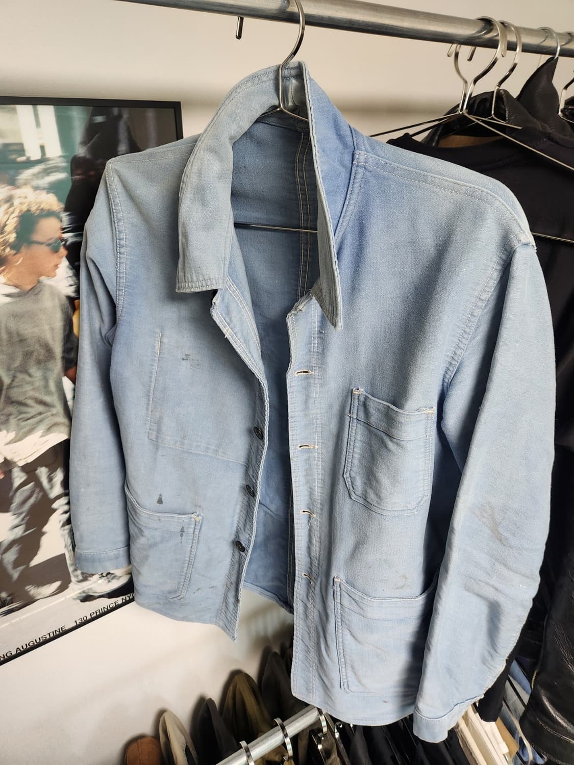 60s French Moleskin Work Jacket 상품이미지2