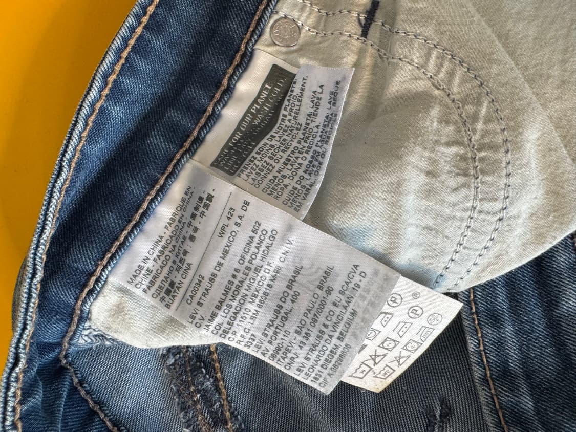 Levis 로우라이즈 데님 26 상품이미지6