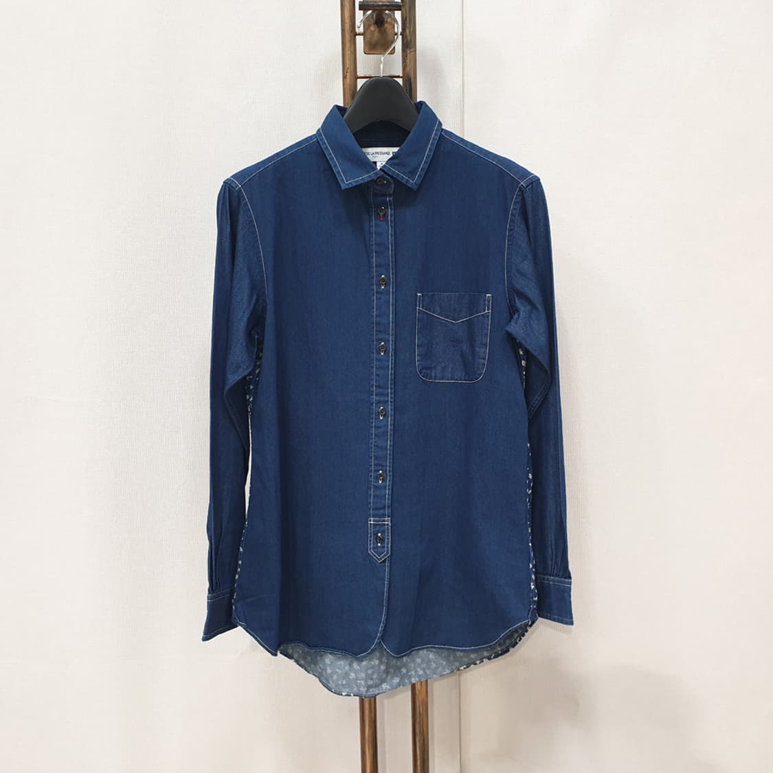 유니클로 X 이네스 드라 프레상쥬 코튼 패턴 긴팔 셔츠 m 상품이미지1